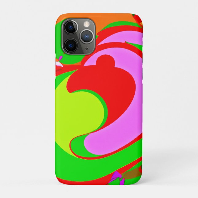 Random Abstract Pattern Case-Mate iPhone Case (Back)