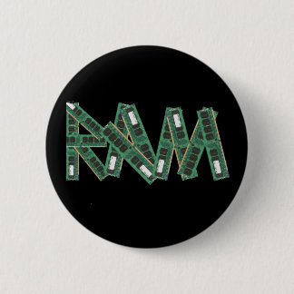 Random Access Memory 6 Cm Round Badge