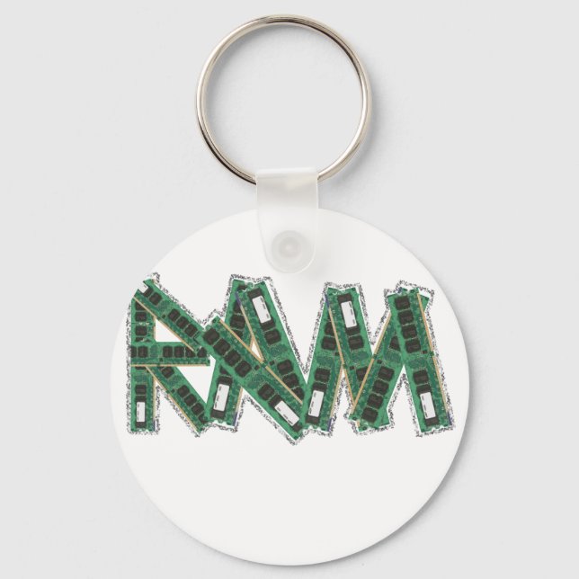 Random Access Memory Key Ring (Front)