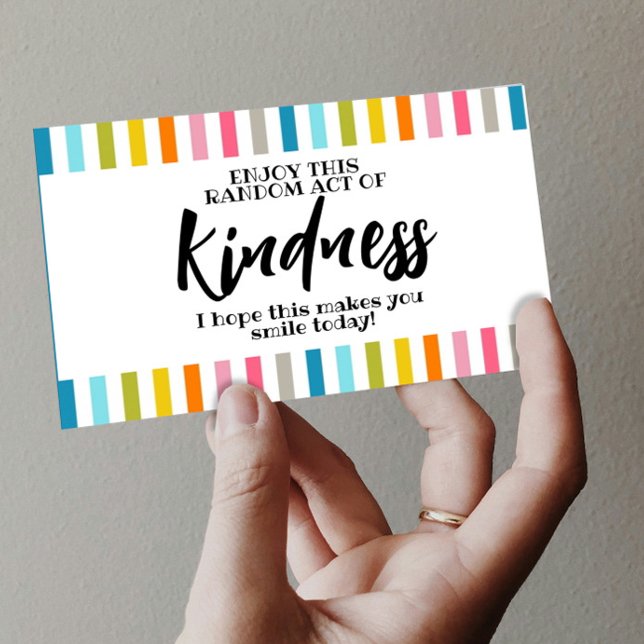 Random act of kindness business card (Creator Uploaded)