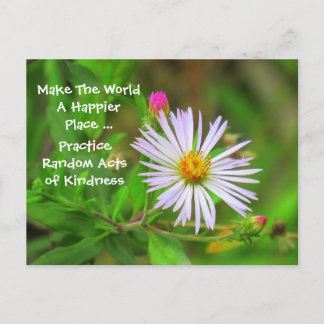 Random Acts of Kindness Postcard (Wildflower)