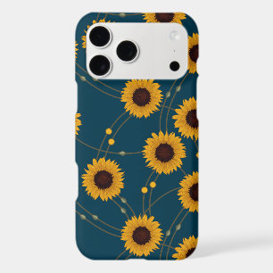 Random Art Nouveau Sunflowers Retro Floral Yellow