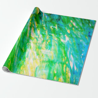 Random art wrapping paper