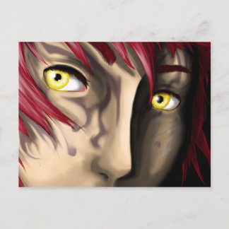 Random Boy In Emo Mode Postcard