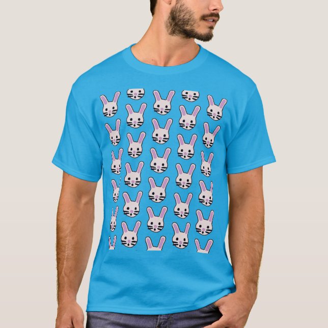 Random Bunny Faces T-Shirt (Front)