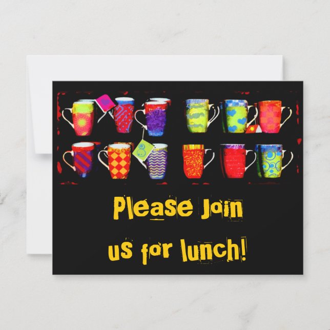 Random Coffee Mug Invitation (Front)