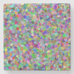 Random Dot Marble Coaster