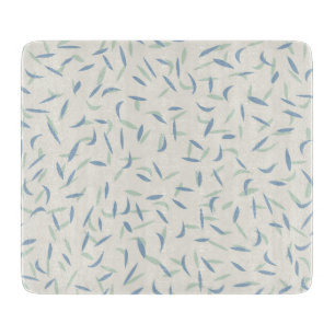 Random Flecks, Specks, Sage Green, Dusty Blue Cutting Board