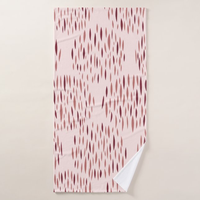 Random geometric background. Seamless pattern. Vin Bath Towel (Bath Towel)
