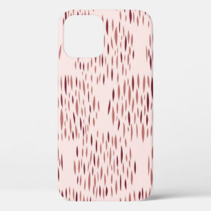 Random geometric background. Seamless pattern. Vin iPhone 12 Case