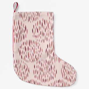 Random geometric background. Seamless pattern. Vin Small Christmas Stocking