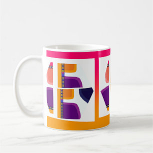 RANDOM GEOMETRIC COFFEE MUG