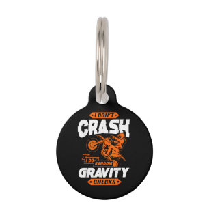 Random Gravity Checks - Motocross & Dirt Bike Pet Tag