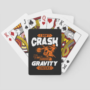 Random Gravity Checks - Motocross & Dirt Bike Playing Cards
