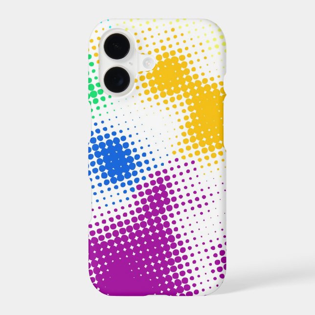 Random halftone colourful background (Back)