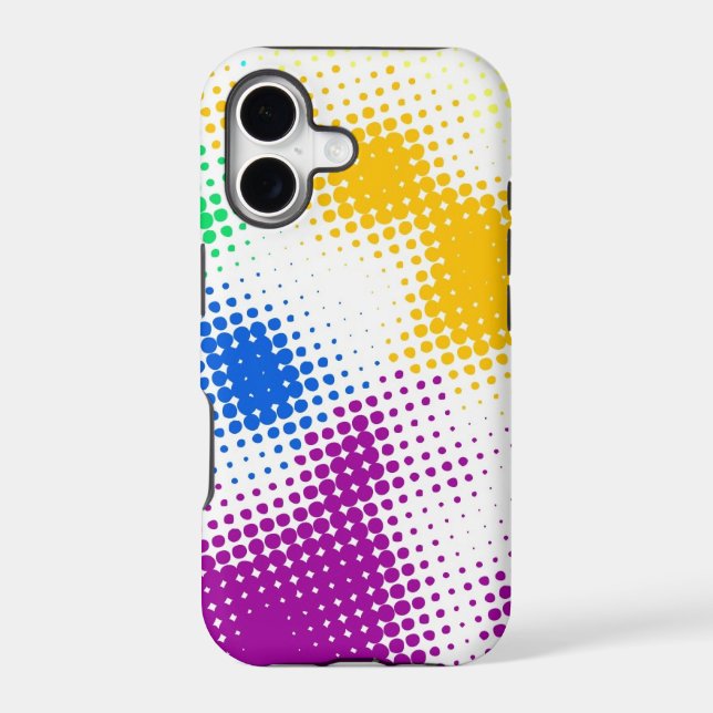 Random halftone colourful background (Back)