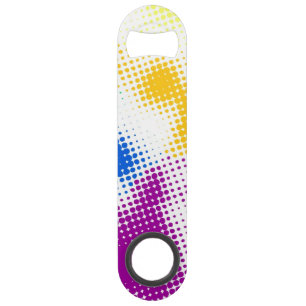 Random halftone colourful background