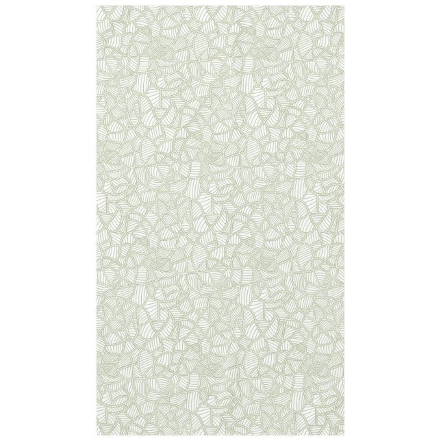 Random Leaf Mosaic Pale Green Tablecloth (Front)
