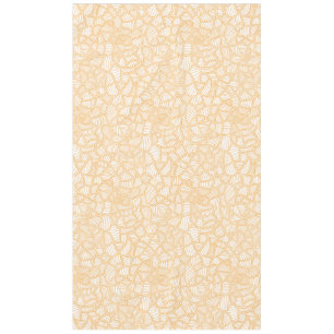 Random Leaf Mosaic Pale Orange Tablecloth