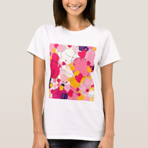 "Random Love Thoughts" - Colourful Abstract T-Shirt