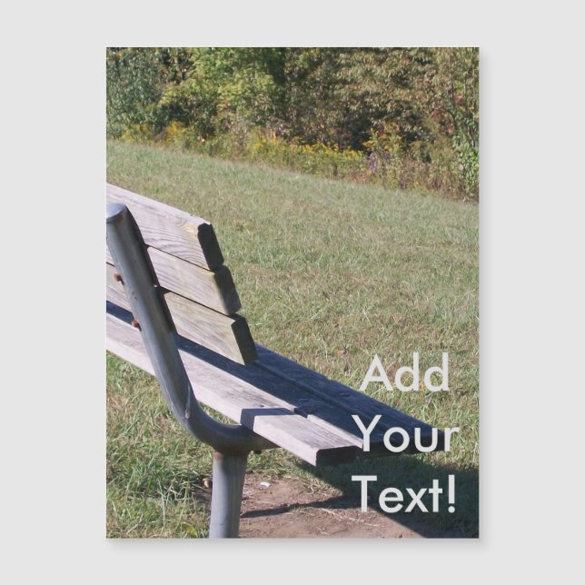 Random Park Bench (Front)