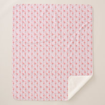 Random Pink Flamingo Bird Pattern