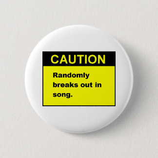 Random Song 6 Cm Round Badge