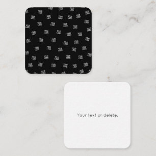 Randomly Arranged Design, Business Logo or Image Card