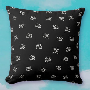 Randomly Arranged Design, Business Logo or Image Cushion