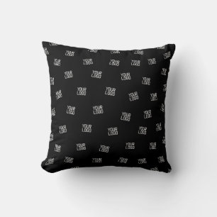 Randomly Arranged Design, Business Logo or Image Cushion