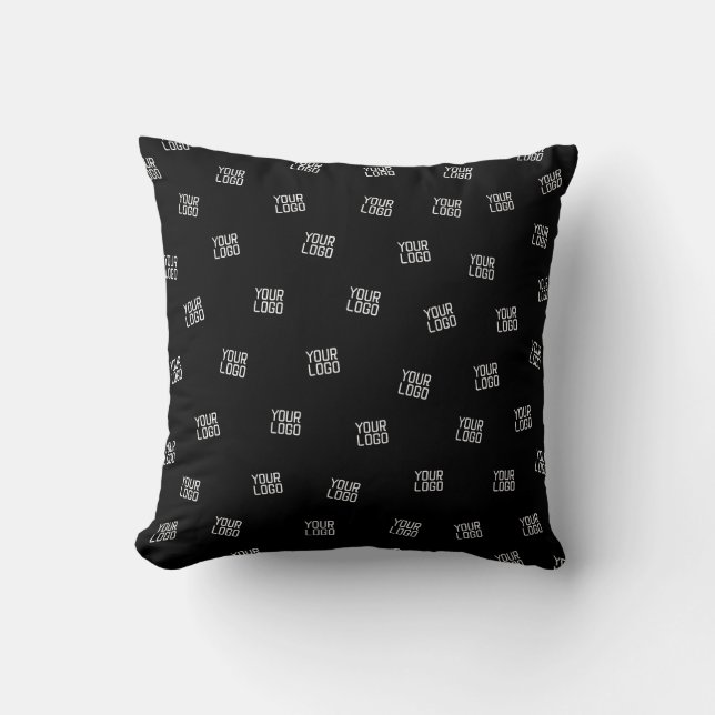 Randomly Arranged Design, Business Logo or Image Cushion (Front)