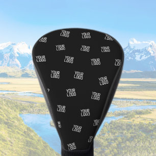 Randomly Arranged Design, Business Logo or Image Golf Head Cover