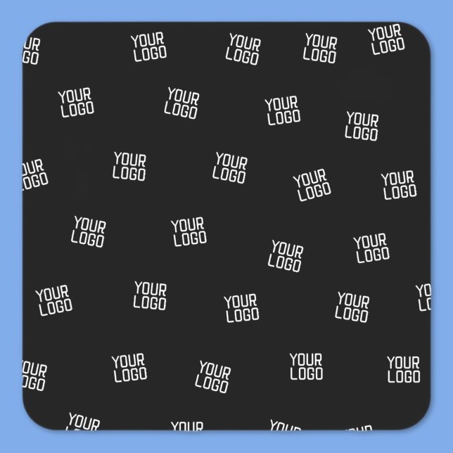 Randomly Arranged Design, Business Logo or Image Square Sticker (Creator Uploaded)