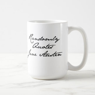 Randomly Quotes Jane Austen Mug