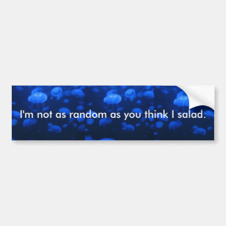 Randomness Bumper Sticker