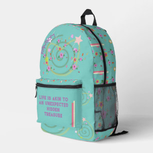 Randow World Print Cut Sew Backpack