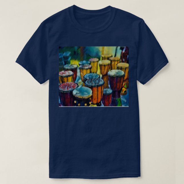RanDrums Congas Pick Your Beat  T-Shirt (Design Front)