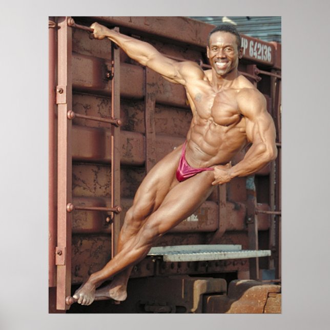 Randy at the Train Poster (Front)