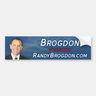 Randy Brogdon Bumper Sticker