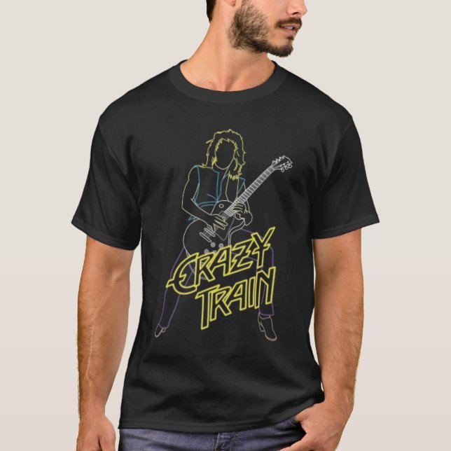 randy rhoads crazy train T-Shirt (Front)