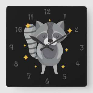 Randy The Racoon Wall Clock