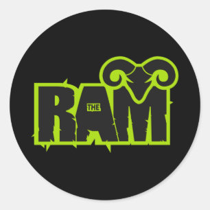 Randy "The Ram" Classic Round Sticker