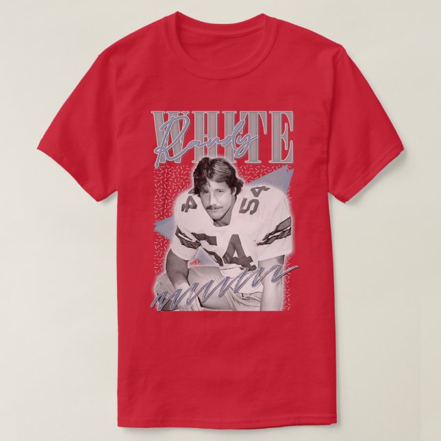 Randy White Retro  Fan Gift Design T-Shirt (Design Front)