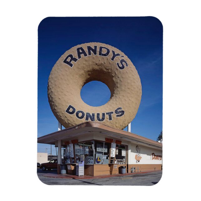 Randy's Doughnuts California Architecture Magnet (Vertical)