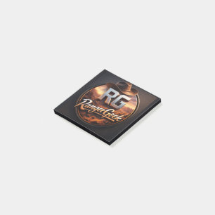 Range geek western logo custom post-it notes