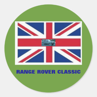 RANGE ROVER CLASSIC ROUND STICKER
