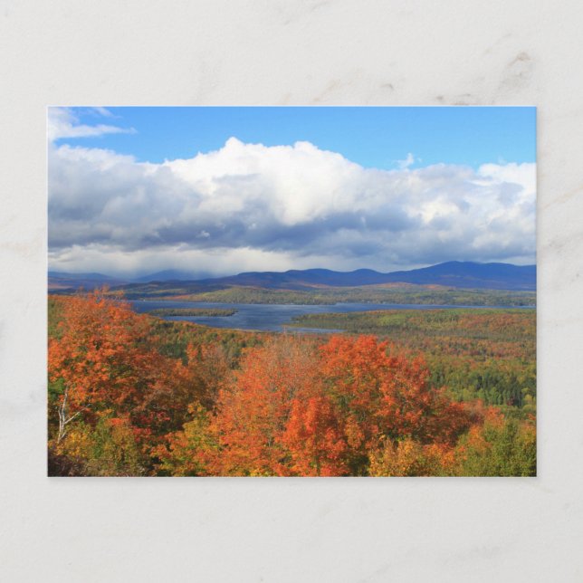 Rangeley Lake Autumn View Postcard (Front)