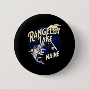 Rangeley Lake Maine Fly Fishing Trout B Fisher Sou 6 Cm Round Badge