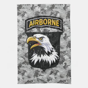 Ranger Airborne Eagle Patch Tea Towel