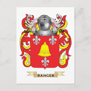 Ranger Coat of Arms (Family Crest) Postcard